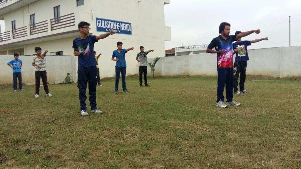Drills with the instructor